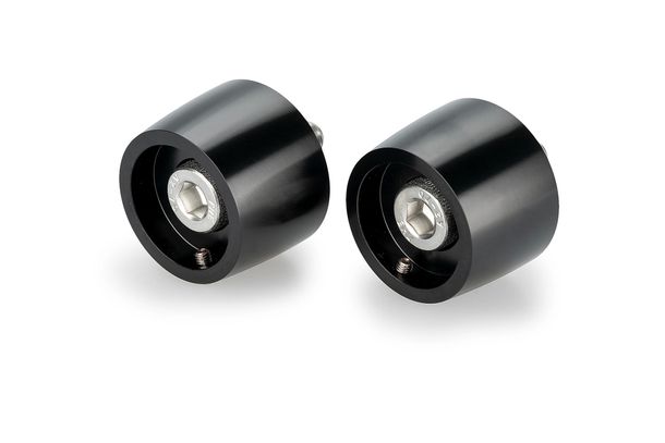 Thruster Lenkerenden Puig Schwarz 9.8 x 5.3 mm für Yamaha MT-09 Y-AMT, BMW S1000RR