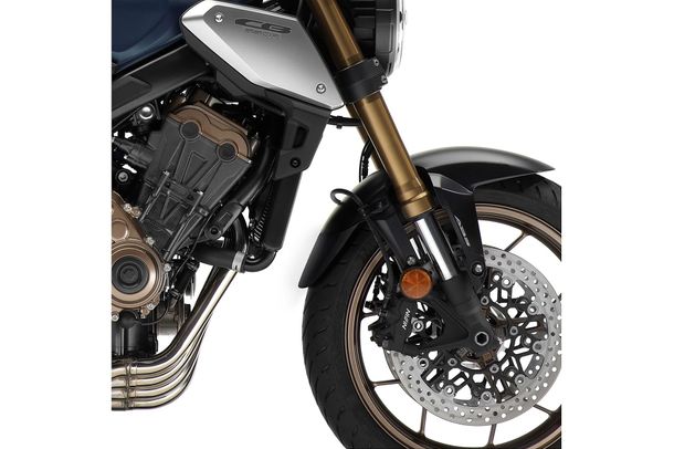 Extensão do para-lama dianteiro Puig Preto para Honda CBR650R, CB650R NEO Sports Cafe, CBR500R, CB500F ano 2019 - 2026
