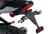 Kennzeichenhalter Puig Schwarz für Kawasaki Z900RS, Z900RS SE, Z900RS Cafe Bj. 2018 - 2026