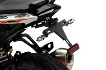 Kennzeichenhalter Puig Schwarz für KTM 1290 Superduke GT Bj. 2016 - 2025