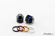 Korte stuur eindgewichten met ring sturende eind Puig Zwart 98 x 53 mm voor BMW R1250RS, F700GS, F800GS, R1200RS Bouwjaar 2012 - 2025