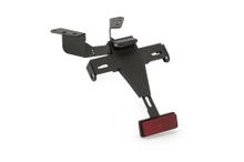 Kentekenplaathouder Puig Zwart voor Yamaha T-MAX 560 Tech MAX, T-MAX 560 Bj. 2022 - 2026