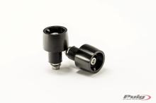 Koncovky řídítka Thruster Puig černé 63 x 54 mm pro Ducati Scrambler Icon, KTM 125 Duke, MV Agusta Brutale 1000 RR, Honda Crossrunner, Indian FTR 1200 Rally, Yamaha YZF-R3, Harley Davidson PAN America Special RA1250S, BMW C400GT, Suzuki GSX
