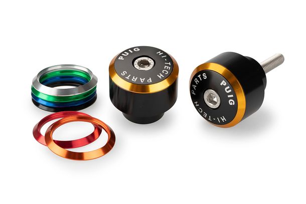 Balance Lenkerenden Puig Schwarz 9.8 x 5.3 mm für Honda CB600F Hornet, CBR600RR, CBR1000RR Fireblade, CBF250, CB500 Bj. 1993 - 2026
