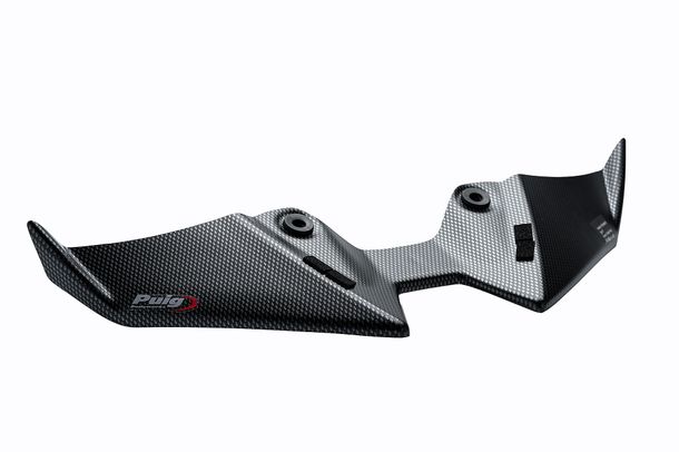 Gołe osłony przedniego spojlera Puig 58 x 412 mm z homologacją ABE do motocykli Kawasaki Z900, Z900SE rocznik 2025 - 2026