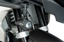 Zusatzscheinwerfern Puig Beam Zubehör Vorne Schwarz 234 x 206 mm für Triumph Bonneville T100, BMW R1200GS, Honda NC750X, Yamaha XJR1300, Ducati Scrambler Icon, Kawasaki Versys 650, Harley Davidson Sportster 1200 Custom XL1200C, KTM 1290 S