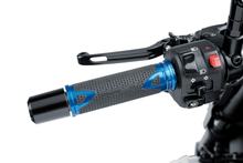 Radikal Griffe Puig 124 x 45 mm für Honda CH 125 Spacy, Kawasaki ZX-6R Ninja, Yamaha YZF-R1, Suzuki GSX-R600, Ducati 848 EVO, Triumph Bonneville T100, BMW R1200GS, Kymco Downtown 300i, KTM 690 Supermoto, Aprilia Shiver 750