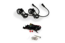 Zusatzscheinwerfern Puig Beam 2.0 Zubehör Schwarz 242 x 170 mm für Yamaha XJR1300, Honda CB600F Hornet, Kawasaki Versys 650, BMW R1200GS, Triumph Bonneville T100, Ducati Scrambler Icon, Suzuki DL650 V-STROM, KTM 125 Duke, Harley Davidson, A