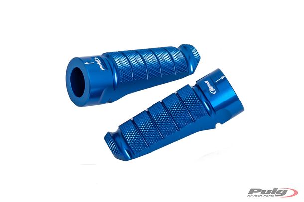 Fußrasten Puig Racing 8.3 x 4.4 mm mit ABE für Yamaha YZF-R1, Honda CBR600RR, Kawasaki ZX-6R Ninja, Triumph Bonneville Bobber, BMW R1200GS, Ducati 848 EVO, Suzuki DL650 V-STROM, KTM 125 Duke, MV Agusta F3 675, Aprilia Shiver 750, Indian Chi
