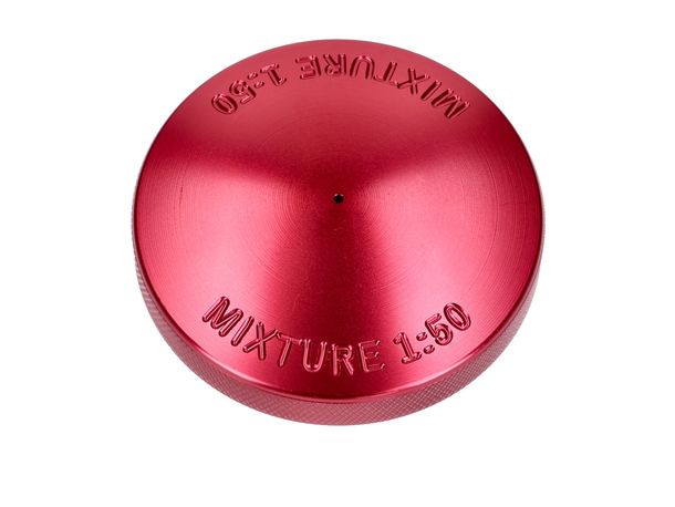 Tankdeckel Aluminium CNC rot für Simson S50, S51, S53, S83, SR50, SR80, KR51, SR4