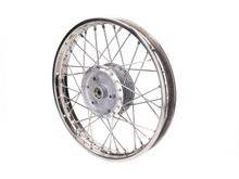 Roue à rayons 1,60 x 16 pouces acier inoxydable pour Simson S50, S51, S53, S70, S83, KR51/1, KR51/2 Schwalbe, SR4-1 Spatz, SR4-2 Star, SR4-3 Sperber, SR4-4 Habicht
