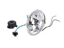 Conjunto farol redondo vidro transparente 12V H4 / HS1 Halogéneo com luz de posição para Simson S50, S51, S70 com aprovação de trânsito (ABE)