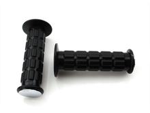 Griffgummi Satz Schwarz Chromkappen Metall 25/22mm 120mm für Zündapp, Kreidler, Hercules, Puch, Simson S50, S51, S70, SR50, SR80