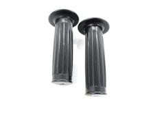 Poignée en caoutchouc noir 22mm 105mm (2 pièces) pour Zündapp GTS, KS, C 50 Sport, Kreidler, Hercules
