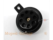 Hupe Schwarz 12V 70mm für Yamaha DT, XT, RD, Honda, Suzuki, Kawasaki