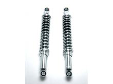 Stoßdämpfer Satz Chrom 365mm 5-fach einstellbar für Kreidler Florett K 54 RS, RMC, Zündapp CX 25, 50 Hai Typ 448, Hercules KX 5