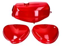 Conjunto de tanque de combustível e tampas laterais (produto B) vermelho para Simson S50, S51, S70