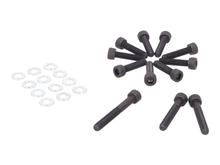 Set di viti per coperchio variatore nero per Minarelli