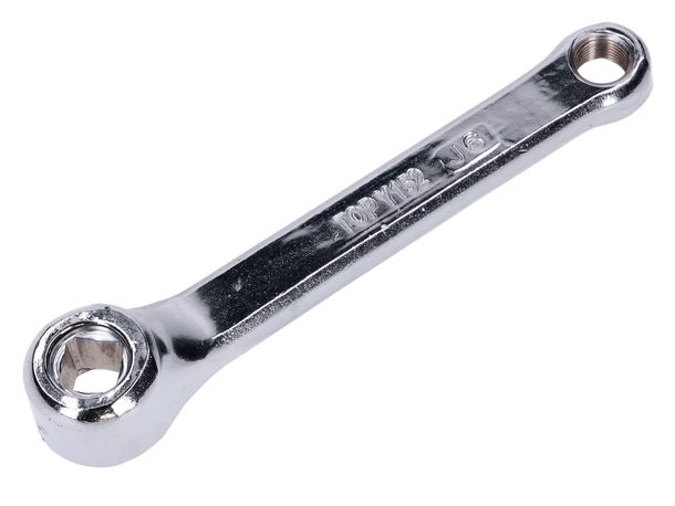 Tretkurbel links Vierkantaufnahme Chrom für Velo Solex 3800, 4800