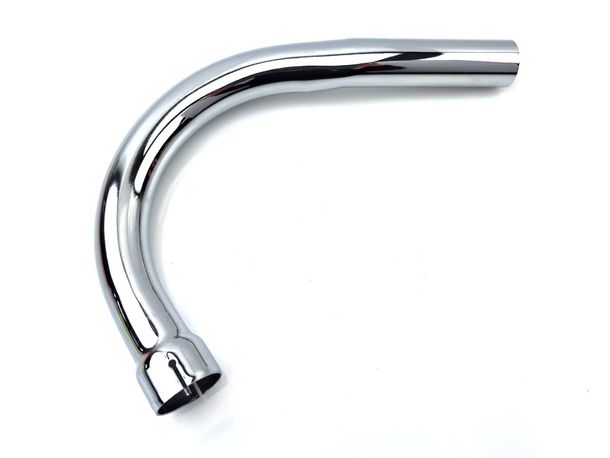 Auspuffkrümmer Chrom 36mm Zylinderanschluss 32mm Auspuffanschluss für Zündapp CS, C, GTS, KS