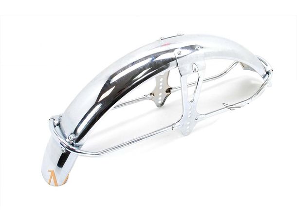 Schutzblech Vorne Mit Halter Chrom für Suzuki, K 50 Mokick