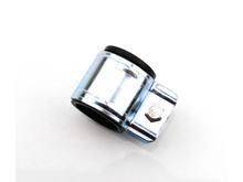 Collare di scarico in acciaio 28mm con gomma e vite per Hercules M, Prima, Kreidler Florett