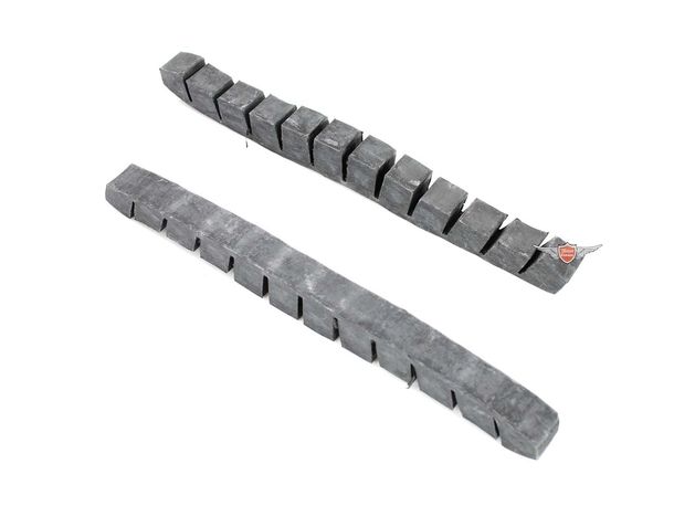 silentblock nero 190mm per Zündapp, CS, CX, Hai, GTS, KS