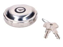 Tankdeckel mit Schloss 40mm chrom für Puch Maxi, Tomos