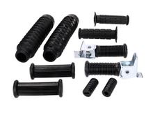 Set di parti in gomma per telaio, cambio, leva dell'avviamento, manubrio e forcella, 10 pezzi per Simson S50, S51, S53, S70, S83