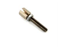 Śruba regulacyjna sześciokątna M5 x 22mm średnica 7mm otwór 2,5mm do motorowerów, mopędów, motorowerów z pedałami