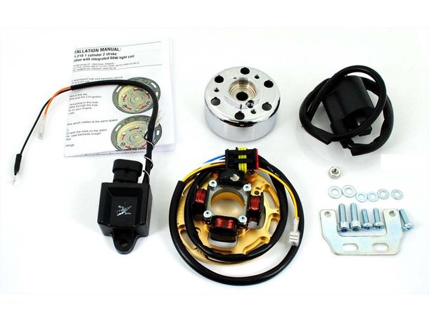Zündung 60W 71mm Polrad 310g 15,4mm x 11mm Konus für Kreidler Florett Flory, Zündapp KS 50, GTS C 50 Sport, CS, CX, Hai, ZD, Tomos A 35, APN