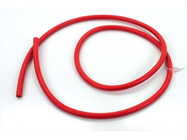 Zündkabel 1m Silikon Rot D=7mm für Zündapp, Kreidler, Hercules, Puch, KTM, DKW, Mofa, Moped, Roller, Motorrad