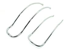 Zestaw chromowanych rurek ochronnych błotnika 340mm/530mm do Kreidler, Florett Eiertank
