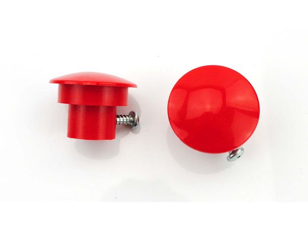 Lenkerenden Kunststoff Rot für AWO, MZ RT125/1, RT125/2, RT125/3, ES175, ES175/1, ES250, ES250/1, ES300, für EMW, BK350