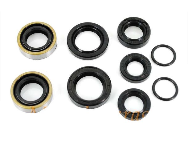 Wellendichtring- und O-Ring-Satz 9-teilig 17x28x8 15x24x7 20x30x5 20x30x7 14x22x5 13x22x5 14x2 für Kreidler, Florett Eiertank, LF, LH, K54/32