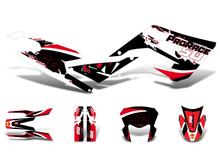 Decor / Sticker Kit black-white-red matte for Derbi Senda 50 2018