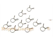 Klem benzinslang 8mm 10-stuks set voor mofa, moped, bromfiets, scooter