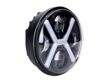 Koplamp LED Custom D=146mm 5,75" V8 voor Simson S50, S51, S70, S53, S83 Enduro