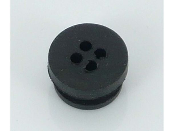 Durchführungsgummi 4 Bohrungen 9mm Schwarz für Hercules, Miele, DKW, Rixe, KTM Mofa Moped