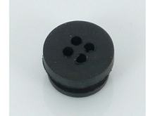 Bucha de passagem 4 furos 9mm Preto para Hercules, Miele, DKW, Rixe, KTM Mofa Moped