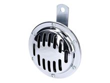 Hupe 6V Gleichstrom 100mm Edelstahl für Maico, DKW, NSU, Miele, Horex, Zündapp, BMW, EMW, MZ RT125/1, RT125/2, RT125/3, Hercules, NSU Fox, Konsul, Lux, Max, Superlux, Horex Regina, Rebell, Imperator