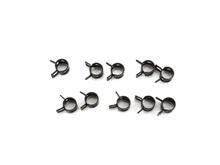 Federschelle Schwarz 9mm 10er Pack für Mofa, Moped, Mokick