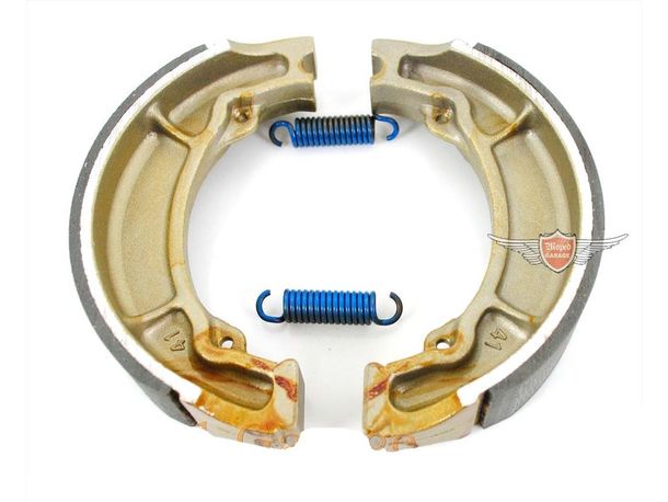 Bremsbeläge EBC 130 x 28mm mit Federn für Yamaha DT 80 LC 1, 2, RD 125, 175, SR 125