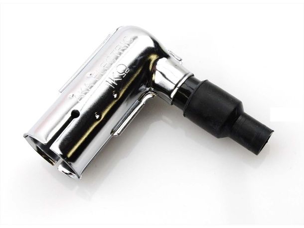 Zündkerzenstecker metallummantelt 1K Ohm für Simson, Hercules, Kreidler, Puch, Zündapp