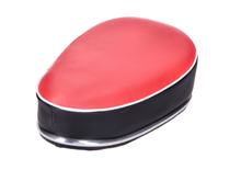 Selle Rouge/Noir 300x220x110mm pour Puch Maxi MS, MV, VS, Zündapp Bergsteiger, Combinette, Kreidler Florett, Flory, MF, MP, Hercules M, Prima 221, 219, 217, 215, 216, 222, Miele, DKW, NSU, Göricke, Gritzner