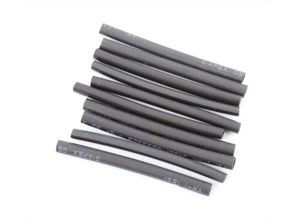 Schrumpfschlauch Schwarz 2,0 x 40mm 10er Pack für Zündapp, Kreidler, Hercules, Puch