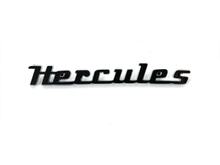 Zijdeklep belettering metaal 80x10mm bevestigingsafstand 49mm voor Hercules, K 50, 50 Super, Super Sport, MK 4, Type 103