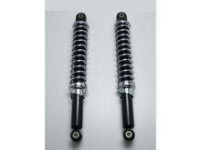 Adjustable shock absorber 370mm 10mm black chrome for Kreidler Florett K 54 RS, RMC, Hercules KX 5
