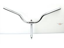 Řidítka chrom 570mm šířka 60mm výška 70mm swoop 145mm délka držákové trubky 22mm průměr pro Simson SR 1, 2, SR2E, KR50