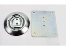 Suporte de fixação galvanizado 95mm com placa de contra-apoio 105 x 90mm para Mofa, Moped, Mokick, Motocicleta